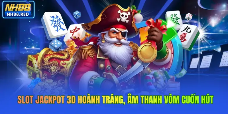 Slot Jackpot 3D hoành tráng, âm thanh vòm cuốn hút